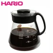【HARIO】V60經典耐熱玻璃咖啡壺600ml(XVD-60B)