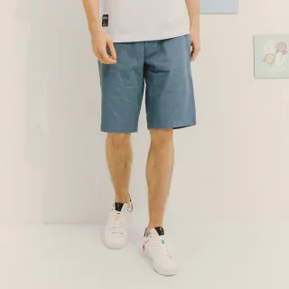 【Hang Ten】男裝-REGULAR FIT經典短褲(淺藍)