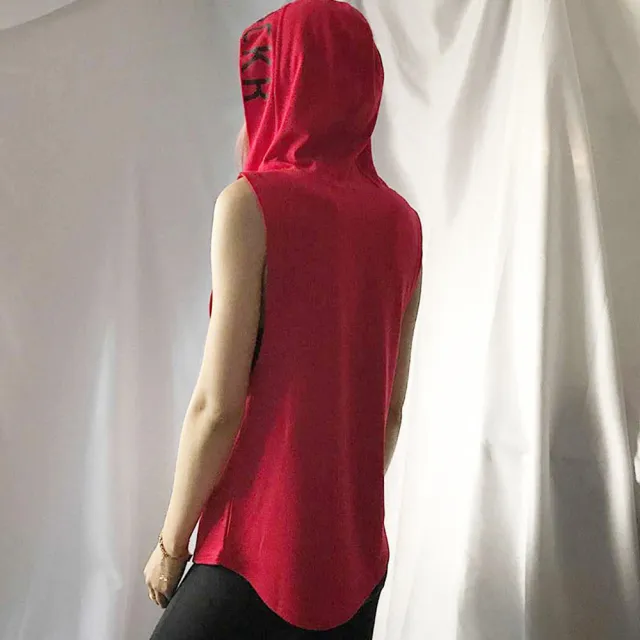 【Amhome】啞鈴連帽背心速乾透氣運動健身服#112108現貨+預購(3色)