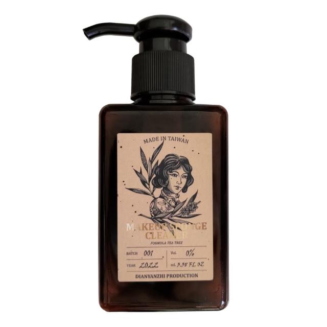 【點胭脂】粉撲刷具專用清潔劑 100ml(茶樹精油 天然甜菜鹼 美妝蛋清潔)