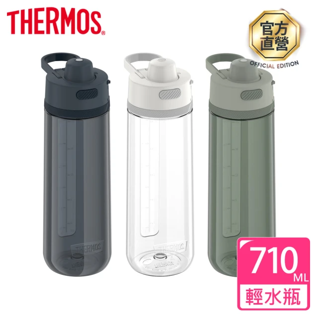 【THERMOS膳魔師】彈蓋輕水瓶710ml(TP4329)