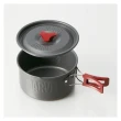 【小禮堂】漫威 MARVEL 鋁製露營用湯鍋附蓋 1.8L 《紅把手款》(平輸品)