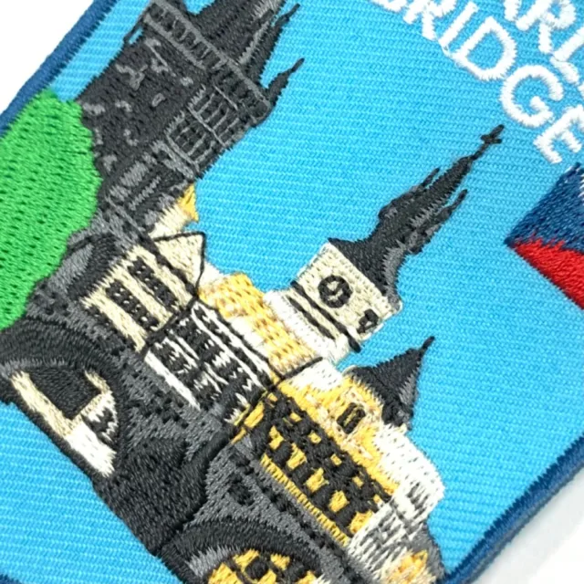 【A-ONE 匯旺】捷克 查理大橋 PATCH 刺繡背膠補丁 INS打卡地標袖標 布標 布貼 補丁(NO.275)