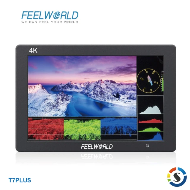 【FEELWORLD富威德】T7PLUS 4K攝影監視螢幕 7吋(勝興公司貨)