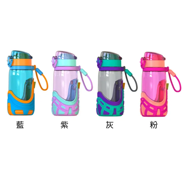 【Cool Gear 酷樂】兒童鞋型防撞墊彈蓋吸管式水壺480ml(彈蓋吸管式)