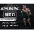 【原家居】專業級健身彈力帶-黑色中量型(彈力繩 拉力繩 阻力帶 拉力帶 重訓 瑜珈繩)