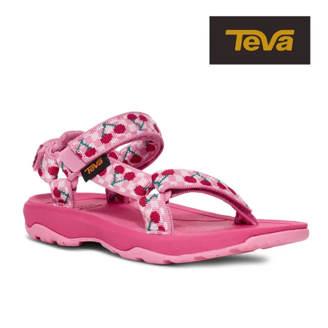 【TEVA】原廠貨 幼童 Hurricane XLT2 機能運動涼鞋/雨鞋/水鞋/童鞋(櫻桃玫瑰色/亮白色-TV1019390TPCRBW)