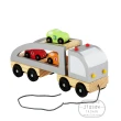 【Jigsaw】兒童玩具車交通運輸車/雙層卡車(木質玩具/學齡玩具/卡車)
