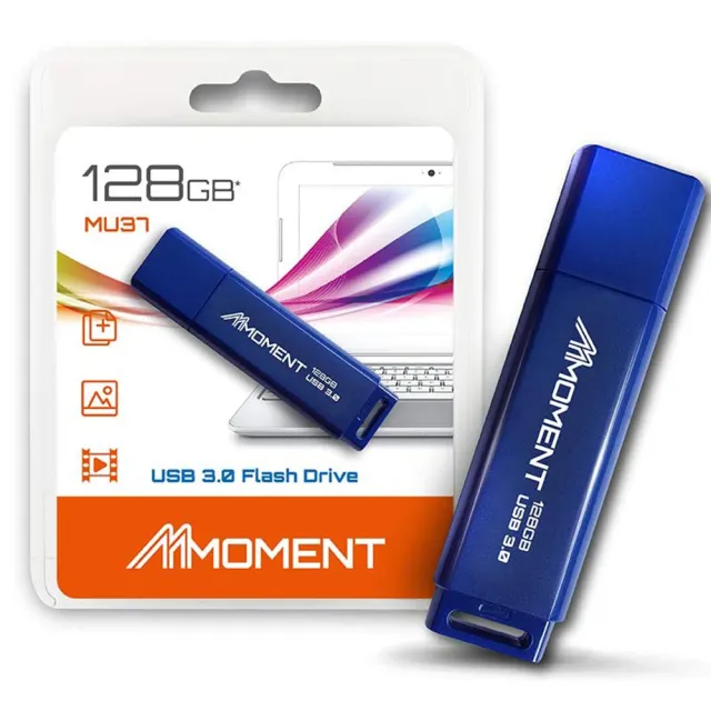 【MOMENT】USB3.0 128GB 高速隨身碟(2入組)
