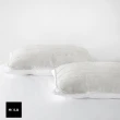 【HOLA】SNOW TOUCH☆涼感保潔墊枕用2入-素色灰
