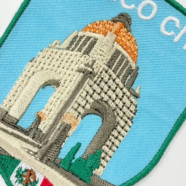 【A-ONE 匯旺】墨西哥 革命紀念塔 燙布貼 刺繡袖標 地標電繡刺繡徽章 胸章 立體繡貼 裝飾貼(NO.395)