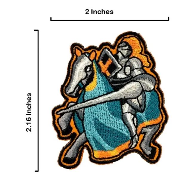 【A-ONE 匯旺】鐵甲武士 歐洲刺繡貼布 中古世紀 黑騎士 電繡貼 背膠補丁 背膠刺繡背膠補丁(NO.285)