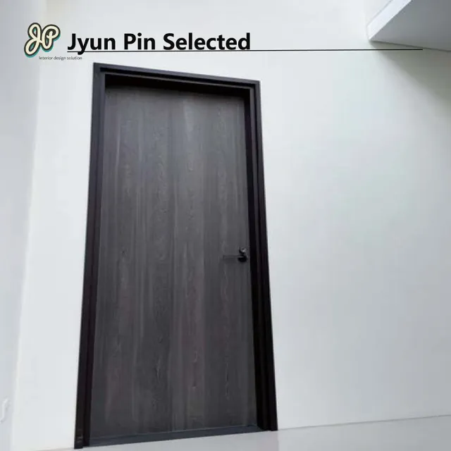 【Jyun Pin 駿品裝修】嚴選豐原色彩室內門系列-實木皮鋼刷木門