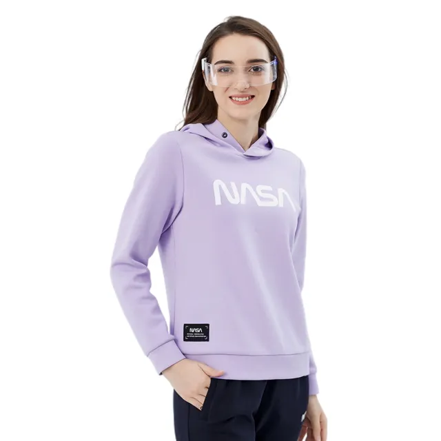 【TECTOP 探拓戶外】NASA聯名款 女款連帽外套 淺丁雪(原廠授權公司貨 適合春季、秋季)