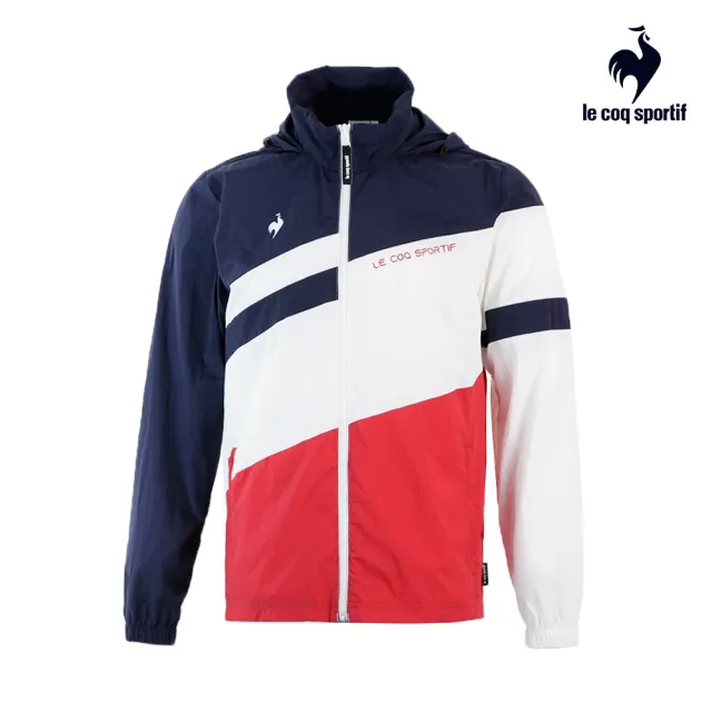 【LE COQ SPORTIF 公雞】防潑水潮流運動防風外套 中性-2色-LWP63165