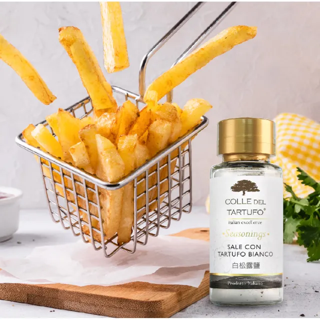 【Colle del Tartufo 柯爾德】白松露牛肝菌菇醬90g+白松露鹽100g(義大利私廚配方-一匙變廚神)