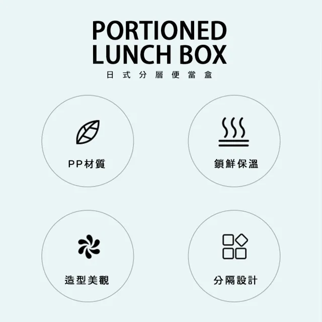 【小茉廚房】日式分格便當盒 附贈餐具 大容量 不鏽鋼內膽(2色任選 不可微波)