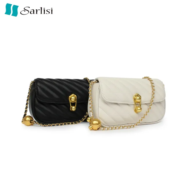【Sarlisi】雙11 新款女包真皮包包 牛皮包包小包ins風小眾設計高級感單肩斜背包