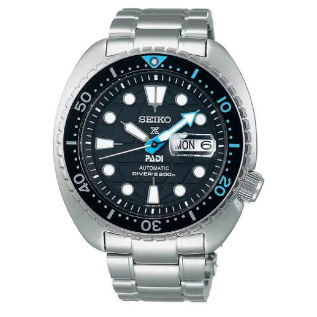 【SEIKO 精工】PROSPEX PADI 海龜陶瓷錶圈機械潛水錶/45mm/SK035(4R36-06Z0I)