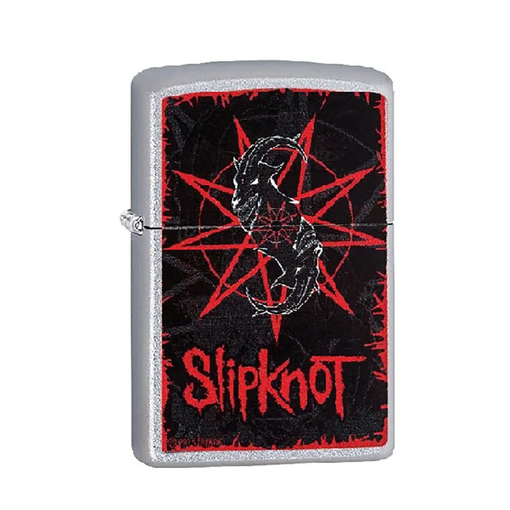 【Zippo】Slipknot 活結樂團九人面具 打火機(28992)