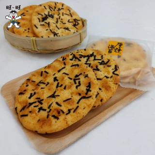 【旺旺】厚燒海苔經濟包 350g/包(米果 經典餅乾)