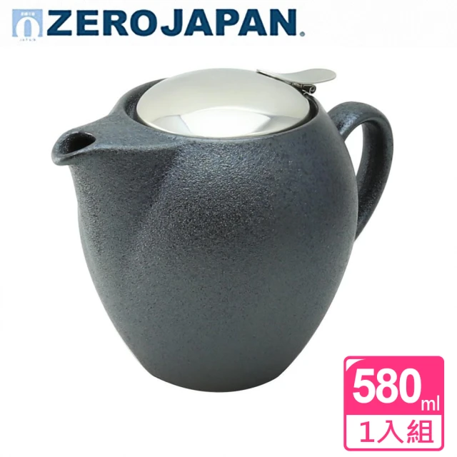 【ZERO JAPAN】品味生活陶瓷不鏽鋼蓋壺580cc(水晶銀)