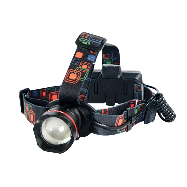 【KINYO】P50強光變焦頭燈(頭戴式頭燈/登山頭燈/充電頭燈 LED-724)