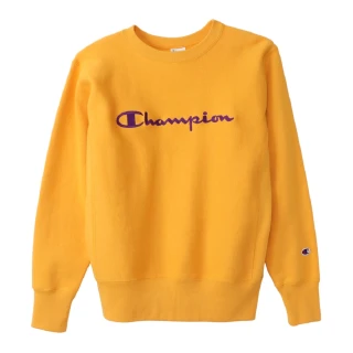 【Champion】官方直營-RW長袖大學Tee-黃色-11.5oz-男(黃色)