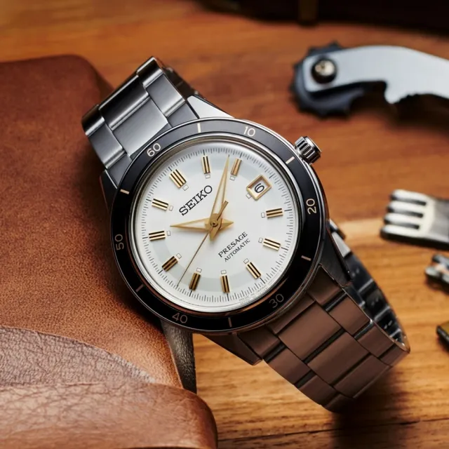 【SEIKO 精工】Presage系列 Style60’s 復古風 機械腕錶  SK044 母親節 禮物(SRPG03J1/4R35-05A0S)