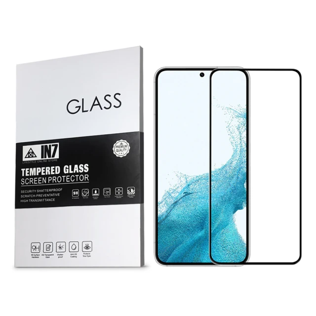 【IN7】Samsung S22+ 6.6吋 高透光2.5D滿版鋼化玻璃保護貼