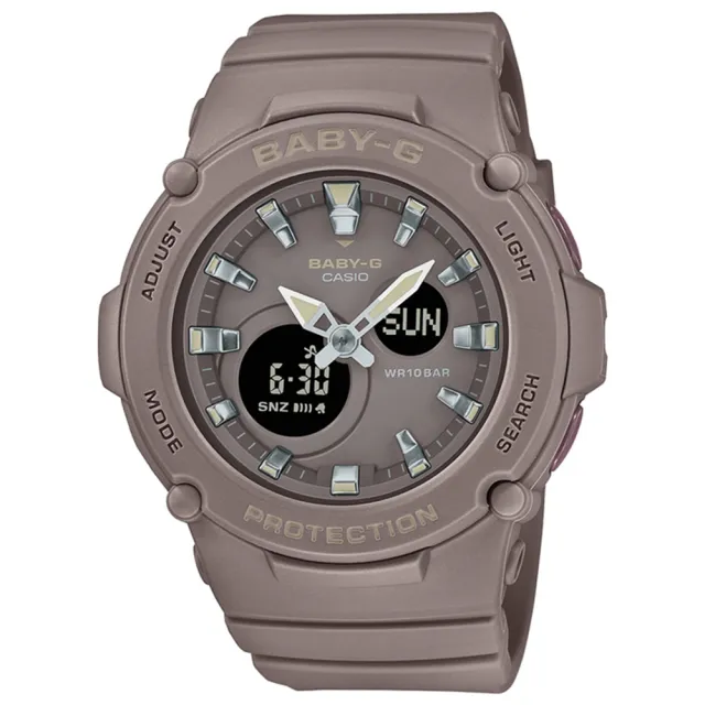 【CASIO 卡西歐】BABY-G 時尚本質耐衝擊構造電子錶(多款可選)