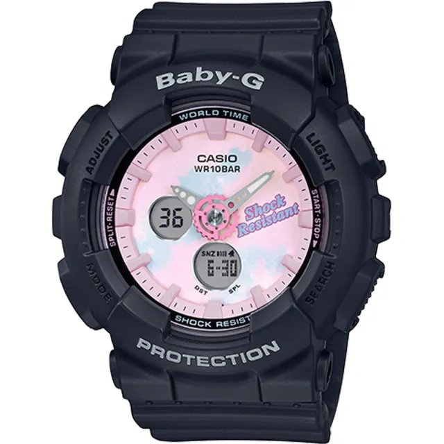 【CASIO 卡西歐】BABY-G 時尚本質耐衝擊構造電子錶(多款可選)