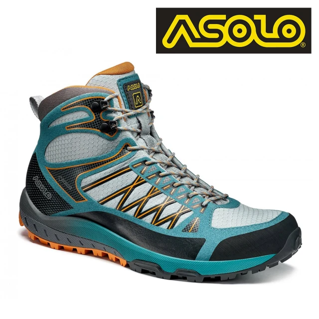 【ASOLO】女款 GTX 中筒越野疾行健走鞋 GRID GV MID A40517/A899(防水透氣、輕便、黃金大底、休閒)