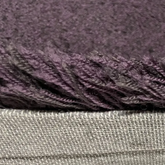 【山德力】ESPRIT手工羊毛地毯-長毛深紫 70X140CM(客廳 書房 腳踏墊 床邊毯 溫暖)
