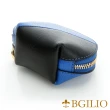 【Bgilio】十字紋牛皮優雅貝殼零錢包-3色-小(1943.303A)