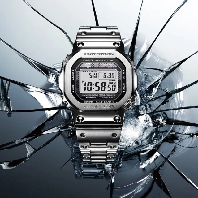 【CASIO 卡西歐】電波藍芽連線G-SHOCK系列(GMW-B5000D-1)