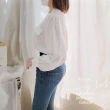【BBHONEY】韓風氣質v領蕾絲花邊雪紡襯衫(網美必備款)