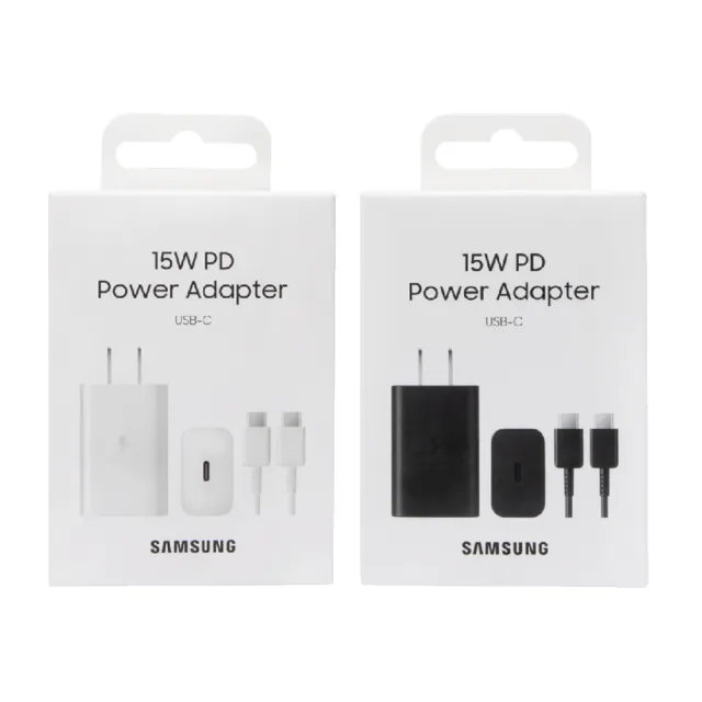 【Samsung 三星】原廠 15W 快充旅充組 Type C_內含雙Type C線(EP-T1510/台灣公司貨)