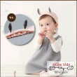 【Akiko Sakai】可愛兔耳朵造型棉麻布料0.5-2歲寶寶髮帶(生日 送禮 禮物)