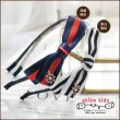 【Akiko Sakai】海洋風條紋蝴蝶結船舵造型髮箍(生日 送禮 禮物)