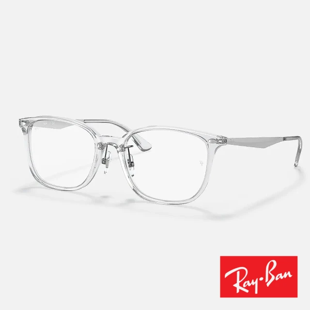 RayBan 雷朋 透明光學複合框(透明#RB5403D-2001-54)