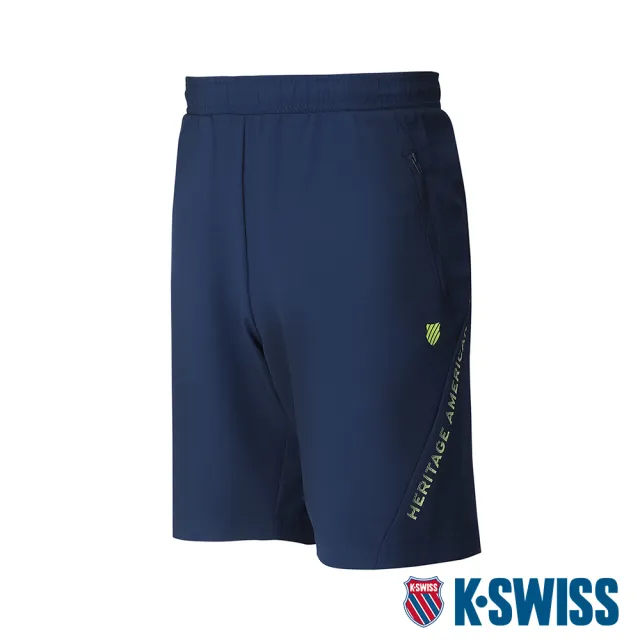 【K-SWISS】運動短褲 Performance Shorts-男-藍(106124-426)