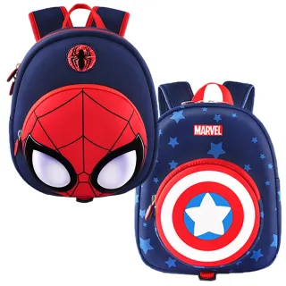 【TDL】漫威英雄蜘蛛人美國隊長防走失背包兒童後背包包雙肩背包 336841/337985(復仇者聯盟 平輸品)