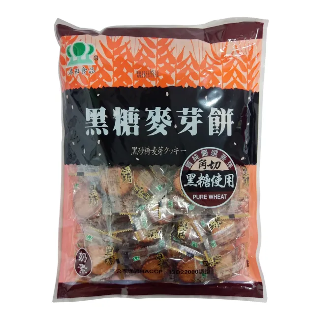 【昇田食品】黑糖麥芽餅 500g(彰化社頭名產)