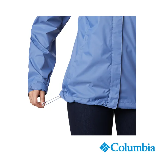 【Columbia 哥倫比亞 官方旗艦】女款-Omni-TECH防水外套-藍色(URR24360BL  / 2022年春夏商品)