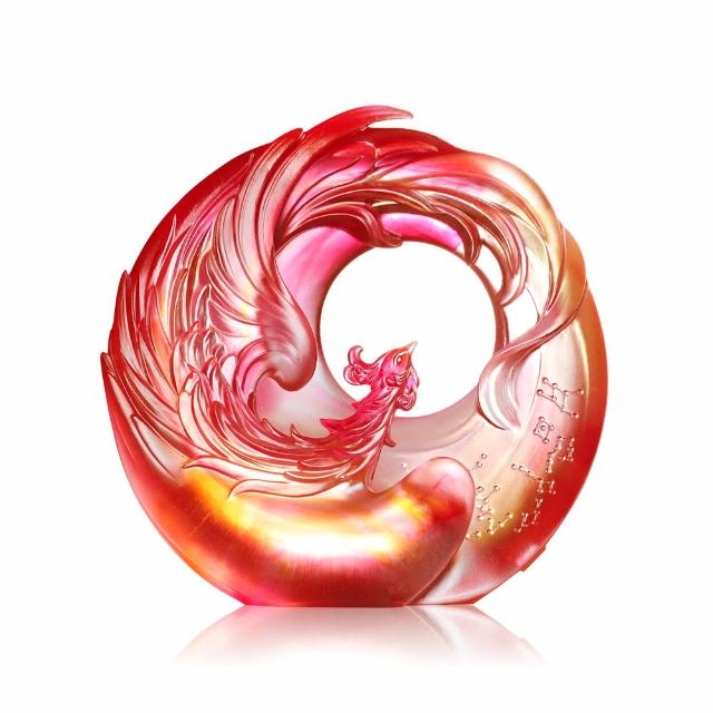 【琉璃工房】朱雀！輝  入厝禮/交換禮物(送禮/琉璃/禮物/水晶/藝術品/禮贈/企業)