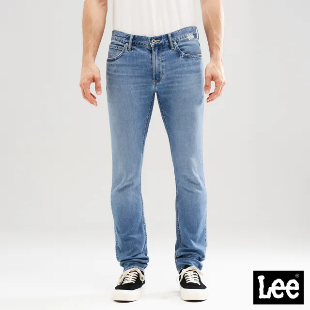 【Lee 官方旗艦】男裝 牛仔褲 / 涼感 709 低腰合身小直筒 淺藍洗水 / Jade Fusion 系列(LL220084476)