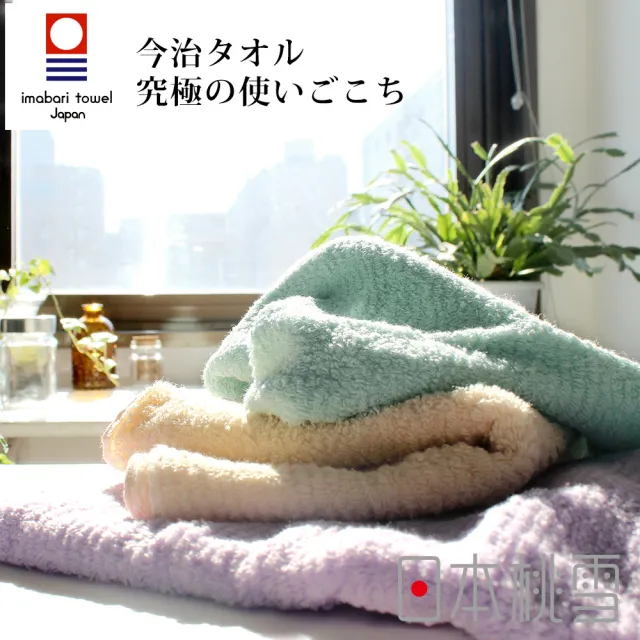 【日本桃雪】日本製原裝進口今治細絨毛巾超值2件組(鈴木太太公司貨)