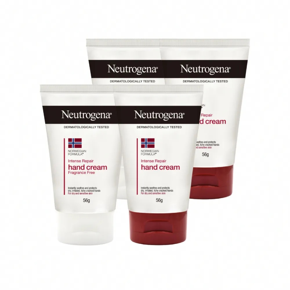 【Neutrogena 露得清】護手霜-深層滋潤配方56gx4(無香/有香)