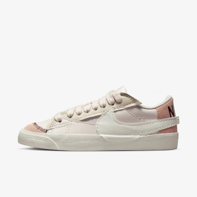 NIKE 耐吉NIKE 耐吉 W Blazer Low 77 Jumbo 女 休閒鞋 經典 超大LOGO 粉 白(DQ1470-601)